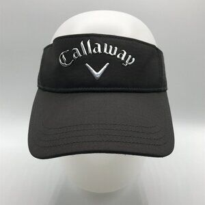Adult's Callaway Gray Visor Hook & Loop Cap Hat